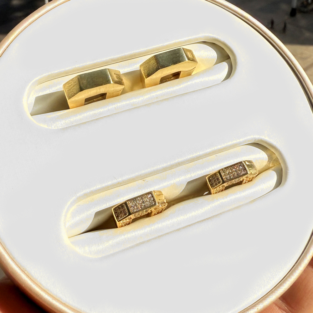 Micro Pave Bling Cz Minimal Jewelry Mini Small Huggie Hoop Earring Geometric Simple Jewelry for Women Girls