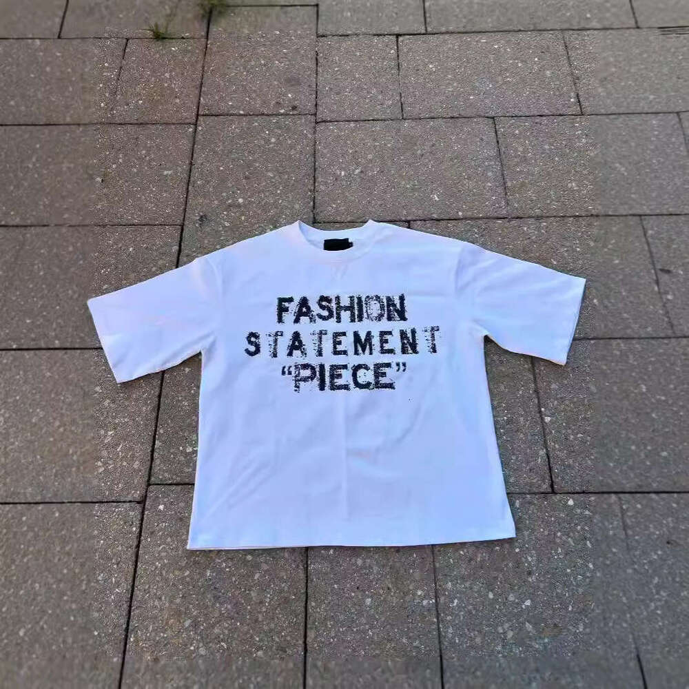 American street round neck pullover cotton loose fitting unisex summer cartoon anime 3D pattern top