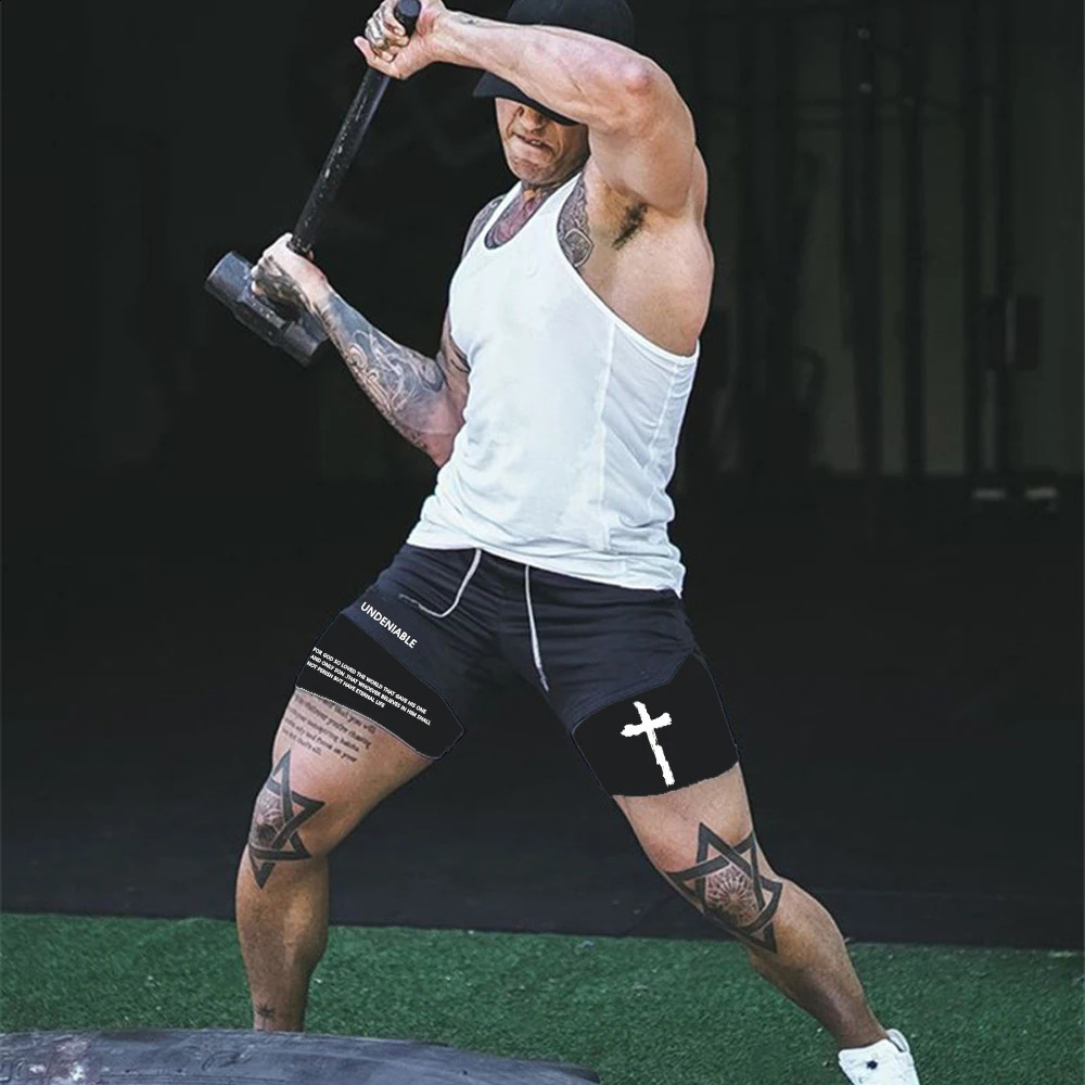 Mens John Cross Performance Shorts Summer Quick Drying 2-in-1 Y2K Gym Shorts Running Sports Shorts 250109