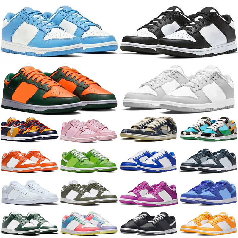 2025 Designer Casual Shoes Men Women Sneaker Panda White Black UNC Blue Dust Grey Fog Photon Syracuse Candy Vintage Green Sail Trail Trainers Sports Eur 34-48