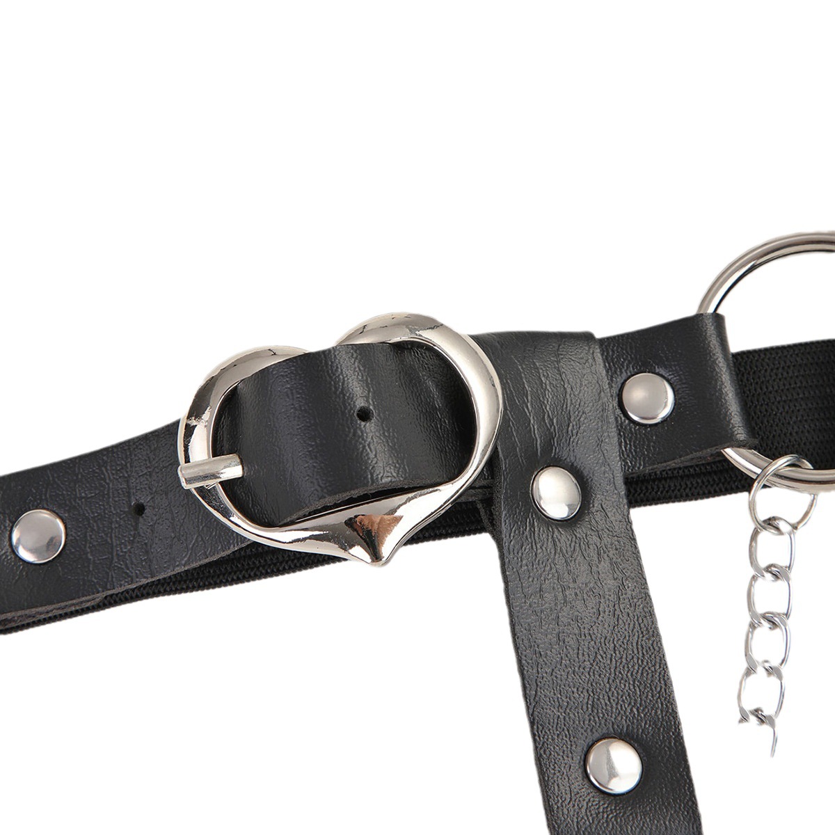 Stage Wear Dance Accessories Garter belt accessories single set love punk style leg ring metal buckle sock clip