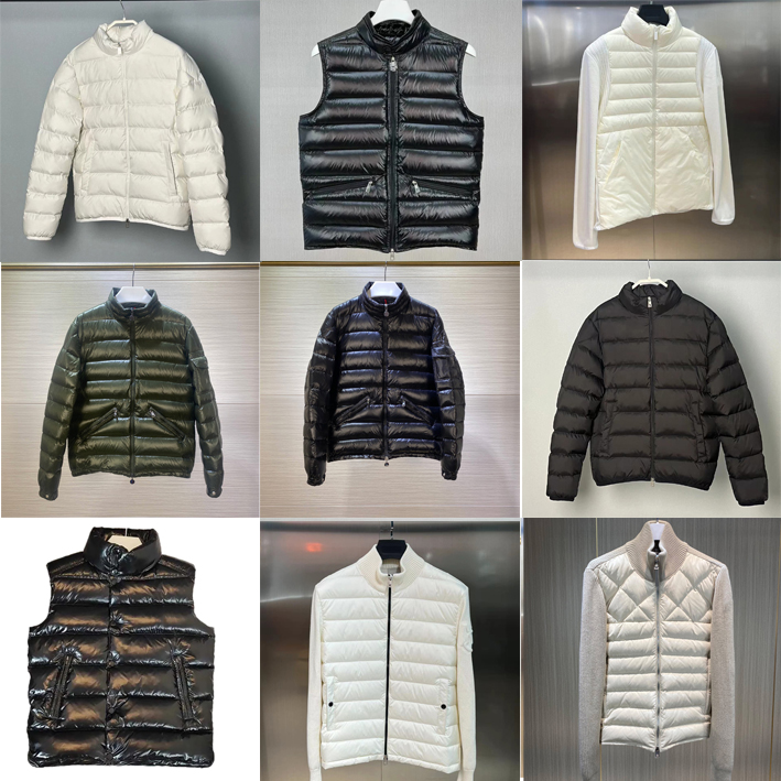 Designer mens puffer jacket down jackets womens embroidered badge parkas winter jacket men zip up outerwear coats asian size s-3xl
