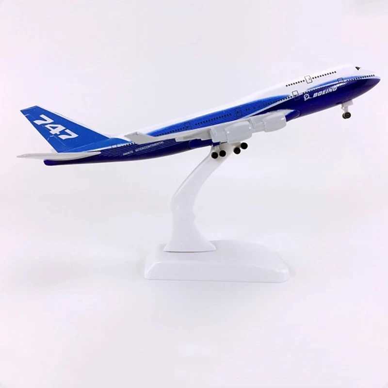 20CM Airplanes Boeing B747 B787 Airbus A350 A320 Airlines Plane Models Aircraft Toys With Landing Gear Kids Gifts Collection X250114