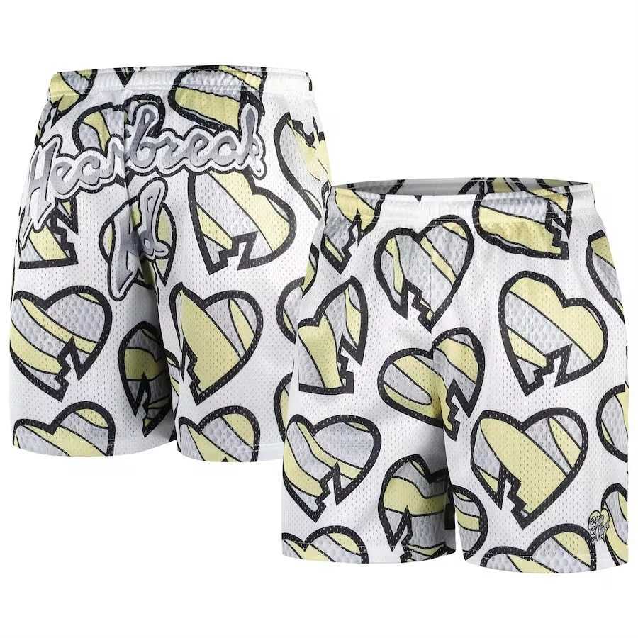 2024 New Mens Black Red The Bloodline Retro Shorts Shawn Michaels 1997 Survivor Series Retro Summer Sport Oversized ShortsXJ250114