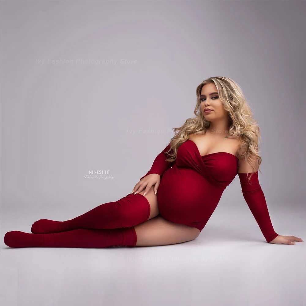 Pregnant womens photography props clothing sexy tight fitting clothes strapless elastic fabric large size W250113