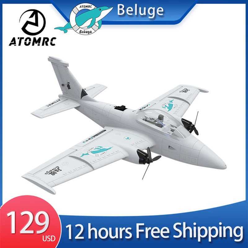 ATOMRC Beluge 1270mm Wingspan Fixed-wing Flying Wing Aircraft RC Plane EPP Dual Motor FPV Aircraft Model X250114