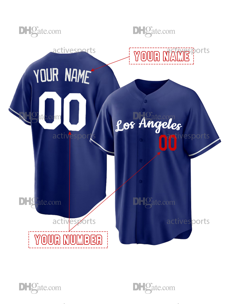 Custom 17 Ohtani Betts Baseball Jersey Yamamoto Freeman Muncy Stitched Number Name Mens Womens Youth