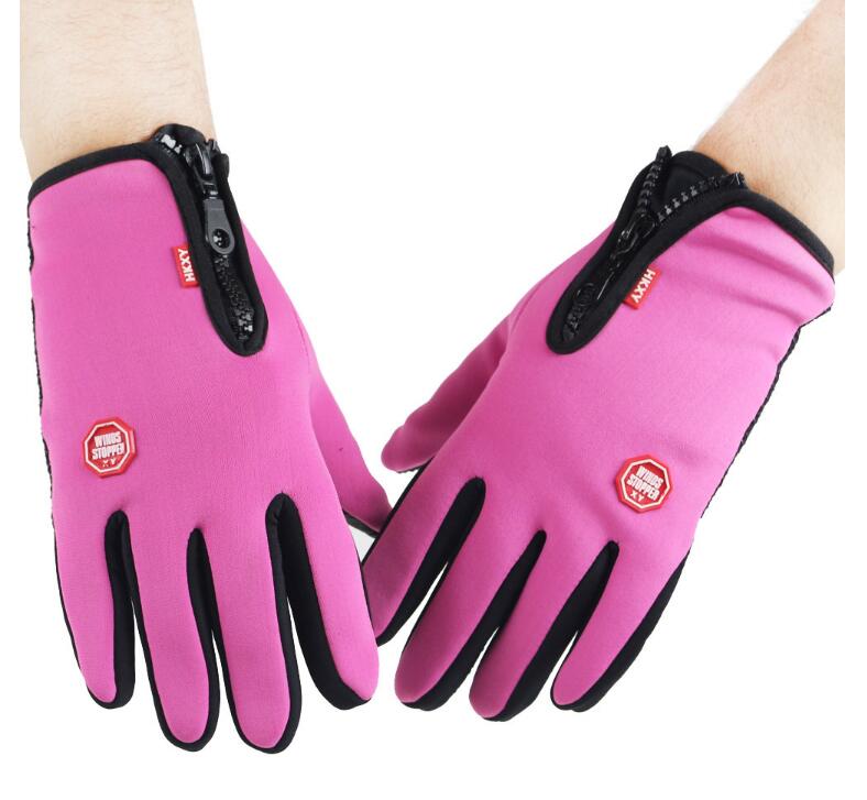 kind of Touch screen glove cold proof men women Sports Gloves fleece thickened Winter outdoor riding warm waterproof Training Mysterybox 's store
