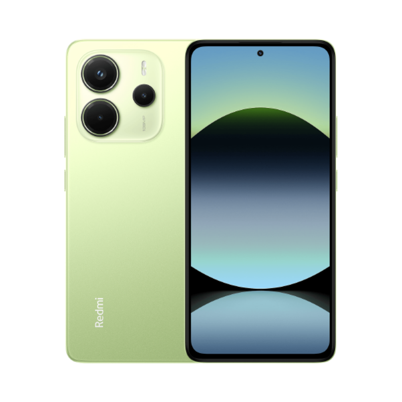 Global Version Xiaomi Redmi Note 14,8GB+256GB,108MP AI camera system with OIS,6.67" AMOLED display,45W turbo charging with 5110mAh battery,IP64(C