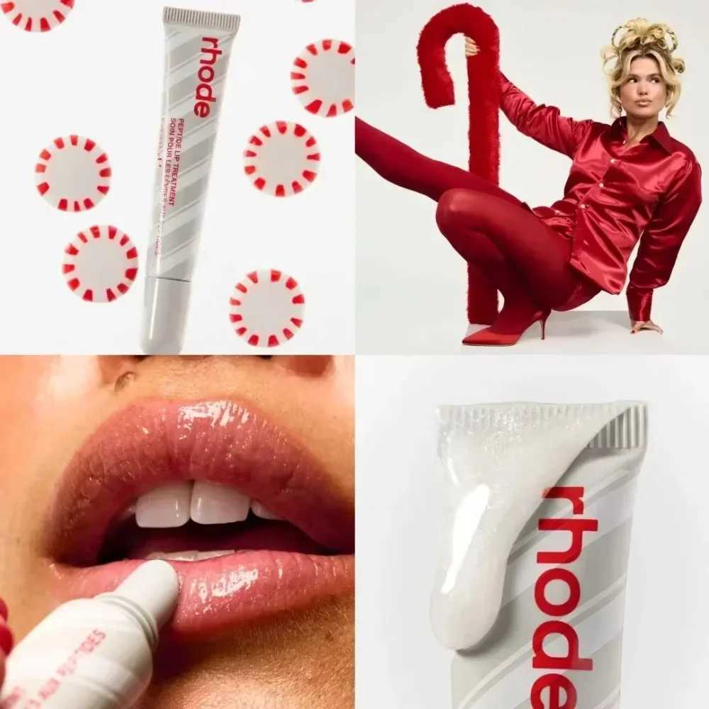 Blush 2025 New Women Girl Lipstick for Rhode Makeup Cheek Blush Cream Blusher Stick Lip Gloss Case for Peppermint Glaze Cinnamon Roll H250114