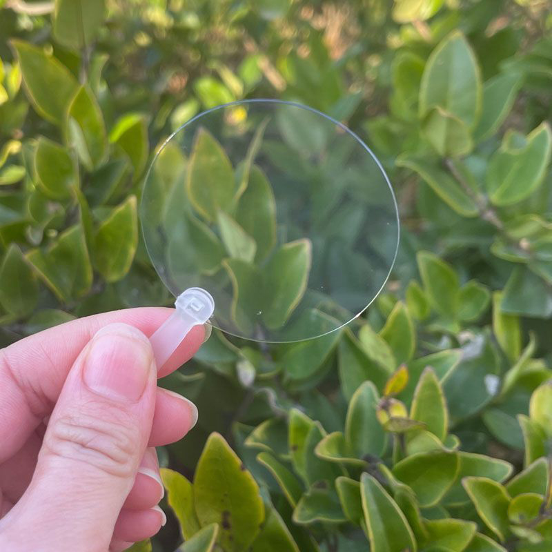 50Pcs 5cm Child Kids DIY Art Fan Cute Mini Transparent Blank Fan Wedding Birthday Party Favors Girlfriend Boyfriend Ideas Gift