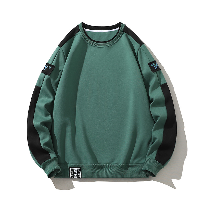 AM01131 Men's sweatshirt spring and autumn long-sleeved sports casual pullover round neck top