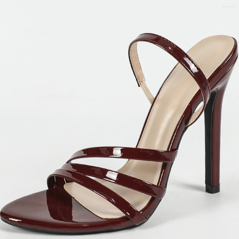 2025 S Fashion Designer Sandals LIHUAMAO Pumps Stiletto Heels Women Modern Sgbacks Ankle Strap Ladies High Heel Wedding Party