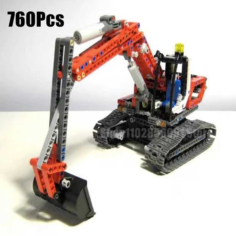 Free shipping 760pcs High Tech Excavator Building Compatible With 8294 20025 90022 Bricks Model Toys Builidng Blocks For Children Gift