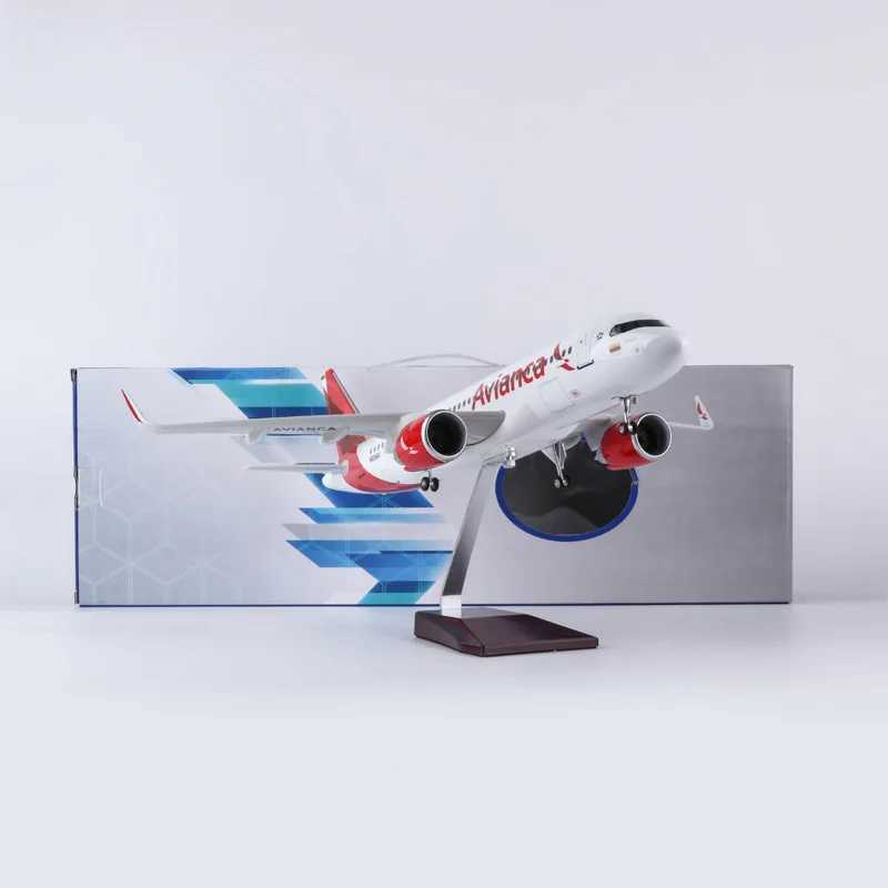1 150 Scale Airplane Diecast Resin Aircraft Avianca Boeing B787/A320 Neo Airline Plane Model Collection Display Gifts Fans Toys X250114