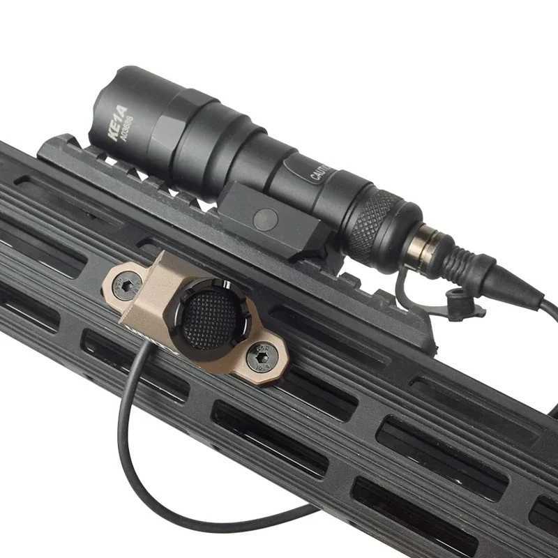 Tactical Unity Mount Remote Dual Pressure Switch ModButton Airsoft MLOK Hot Button M-LOK 20mm Cover M300 M600 SF PLUGXJ241217