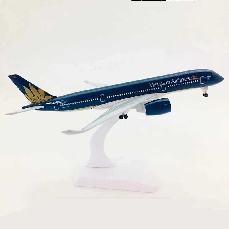 20CM Airplanes Boeing B747 B787 Airbus A350 A320 Airlines Plane Models Aircraft Toys With Landing Gear Kids Gifts Collection X250114