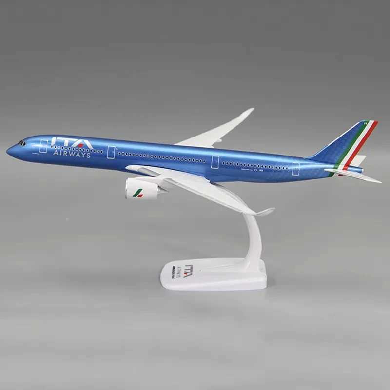 1 200 Scale Plastic Air Italian Ita Airways Airbus A350-900 Airlines Plane Model Aircraft Decoration Accessories For Collection X250114