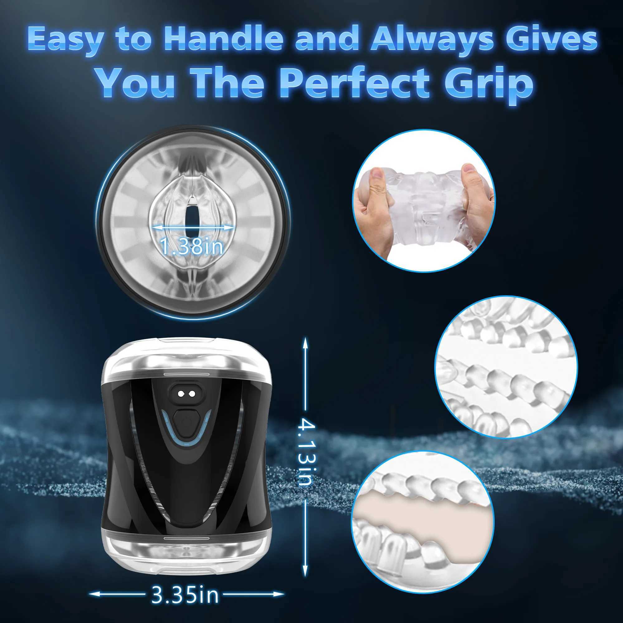 APP Remote Control Masturbators for Men Realistic Vagina Automatic Blowjob Sucking My Pocket Pussy Adult Sex Toys for ManW250114