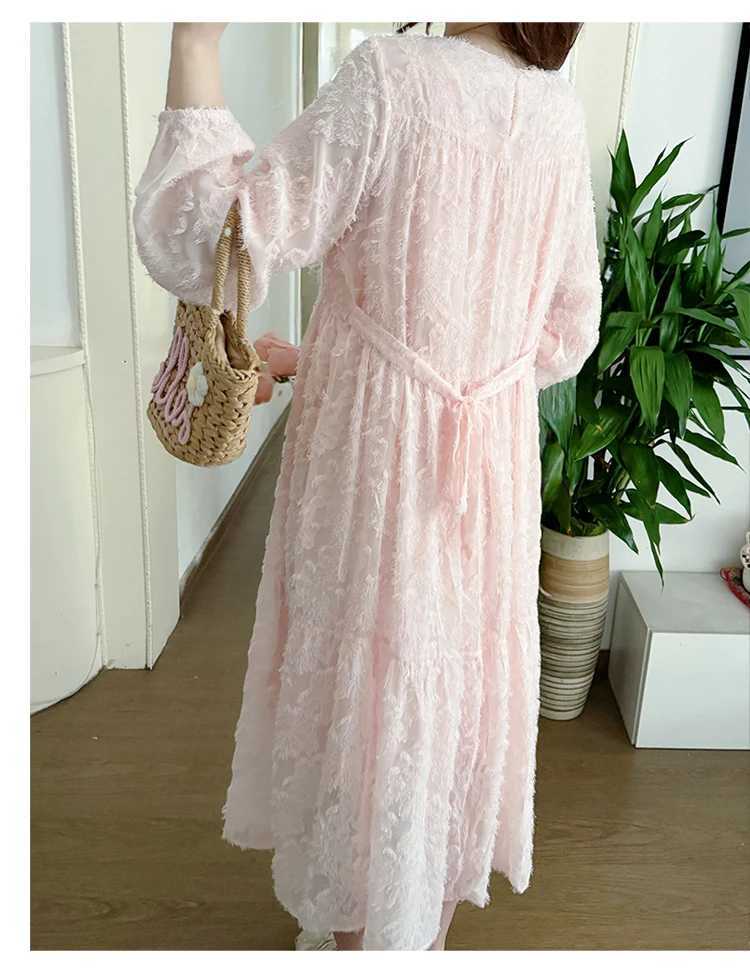 Good Qu Pregnant Summer Par Dress Short Pregnant Wedding Dress Sweet Mesh Puff Sleeves Fashionable Embroidered Dress W250113