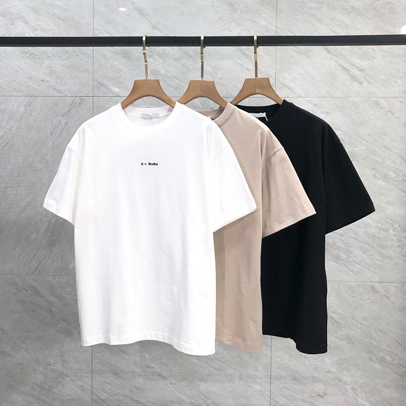 2025 Spring/Summer Casual Fashion Loose Fit Tee with Classic Little Letter Design for Both Genders 0114