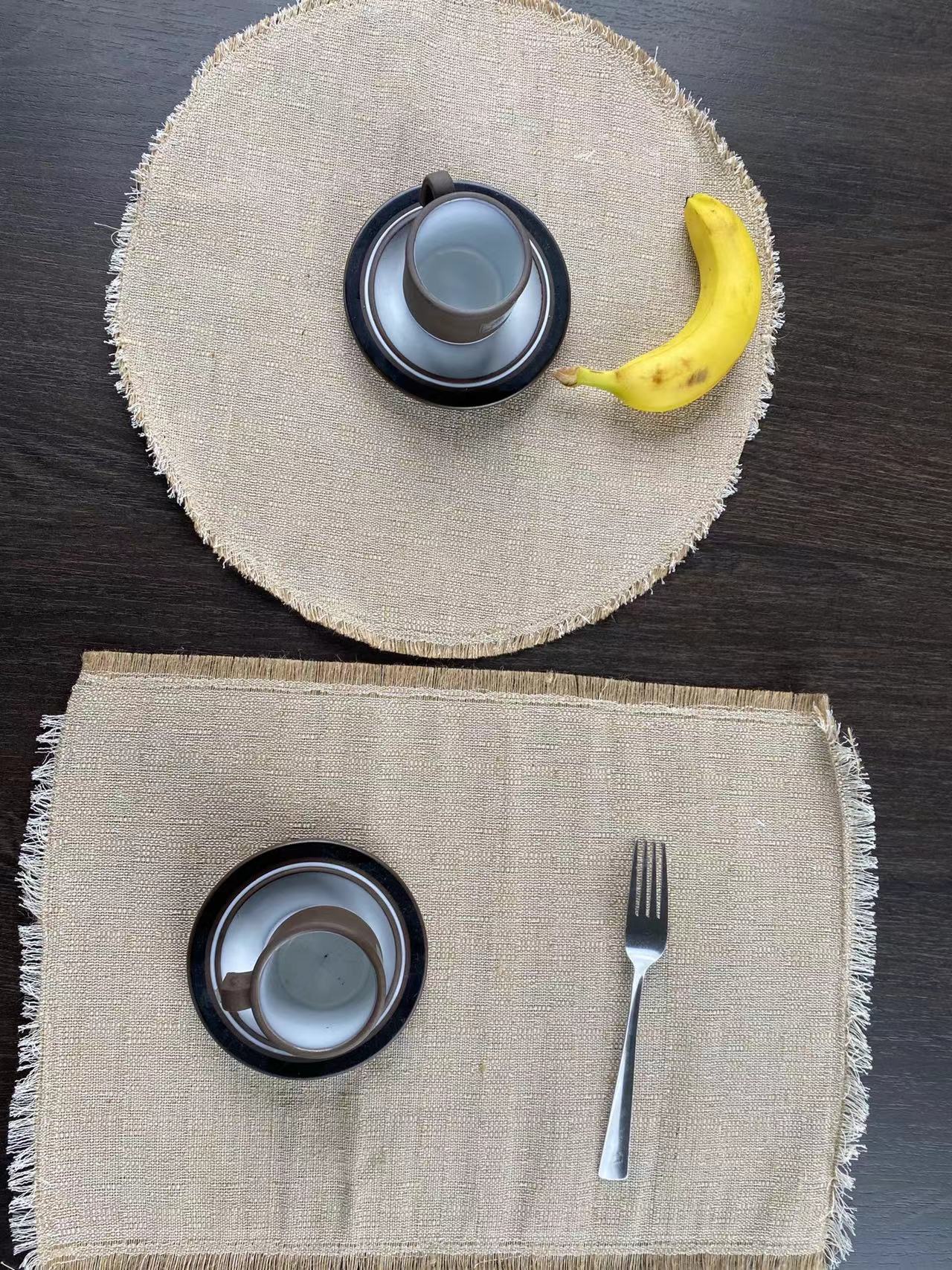 Durable Eco-Friendly Kitchen Mat in Heavyweight Cotton Handcrafted for Sustainability