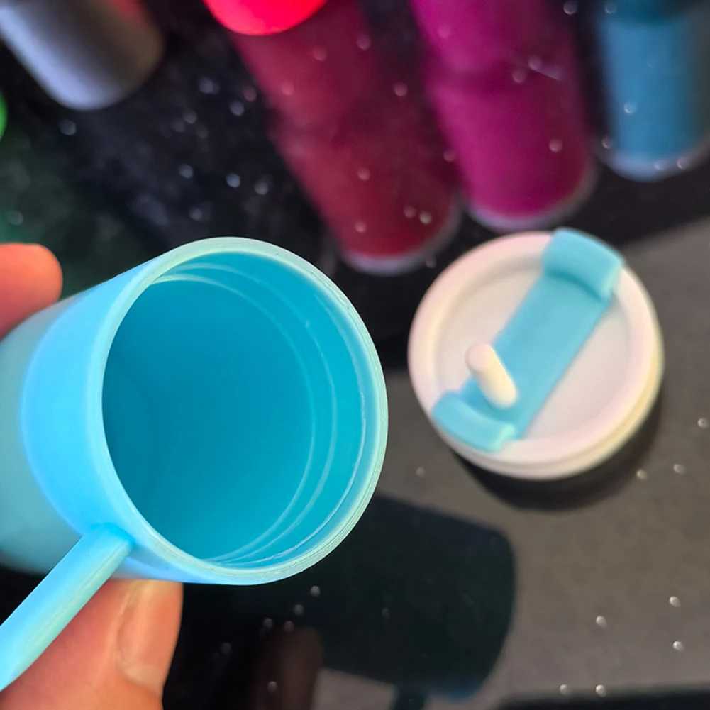 Keychains Lanyards 3/5/6pcs Mini Tumbler Keychain Cup for School Bag Key Ring or Lip Balm Detachable H250115