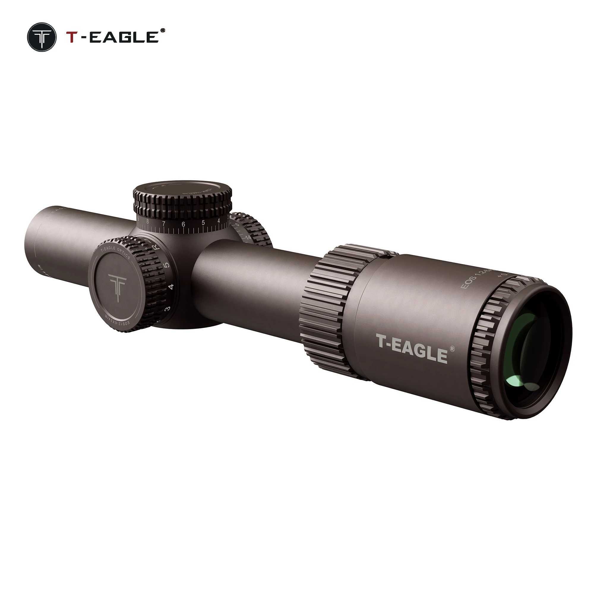 T-EAGLE EOS .2-6 X24 IR Tactical Riflescope Spotting Scope for Rifle Hunting Optical Collimator Air Gun Sight Red Green LightW241014