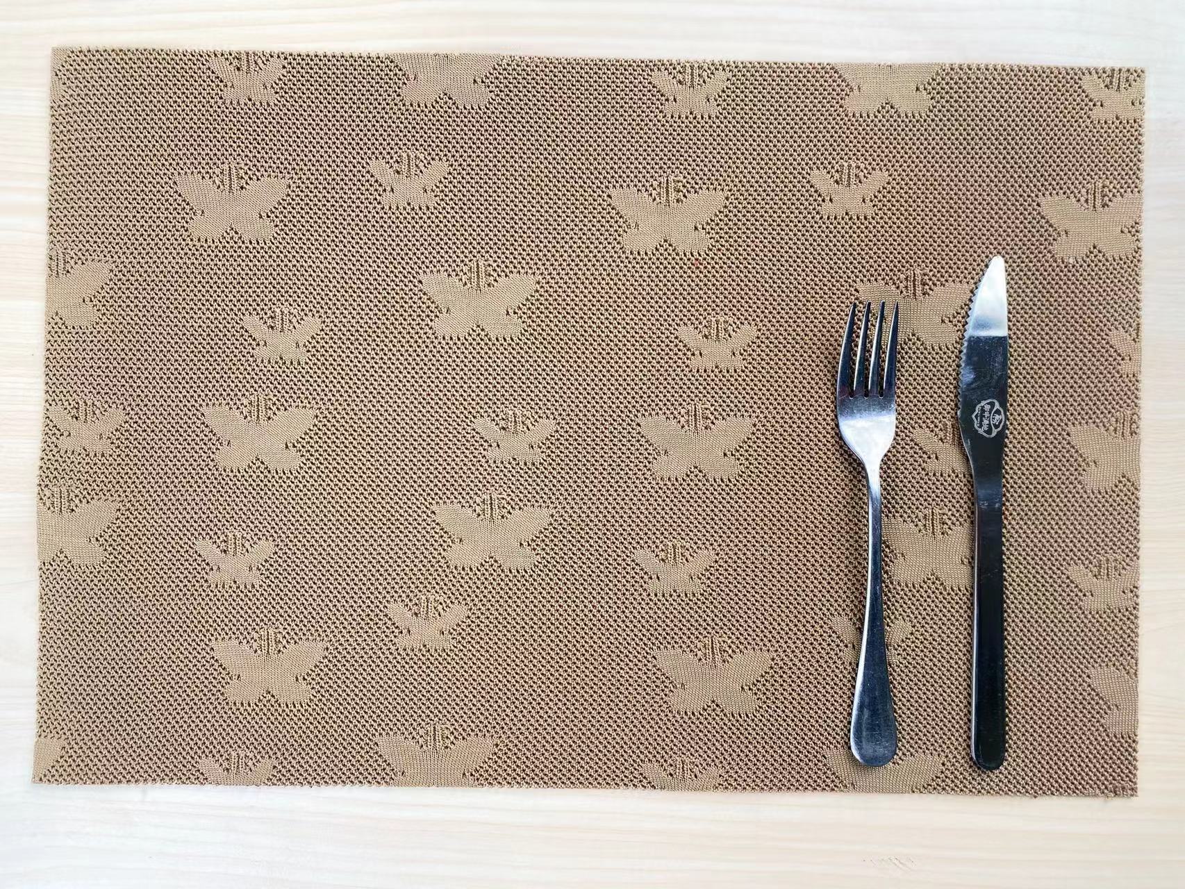 Durable Eco-Conscious Woven Cotton Placemat for Dining Tables Environmentally Friendly