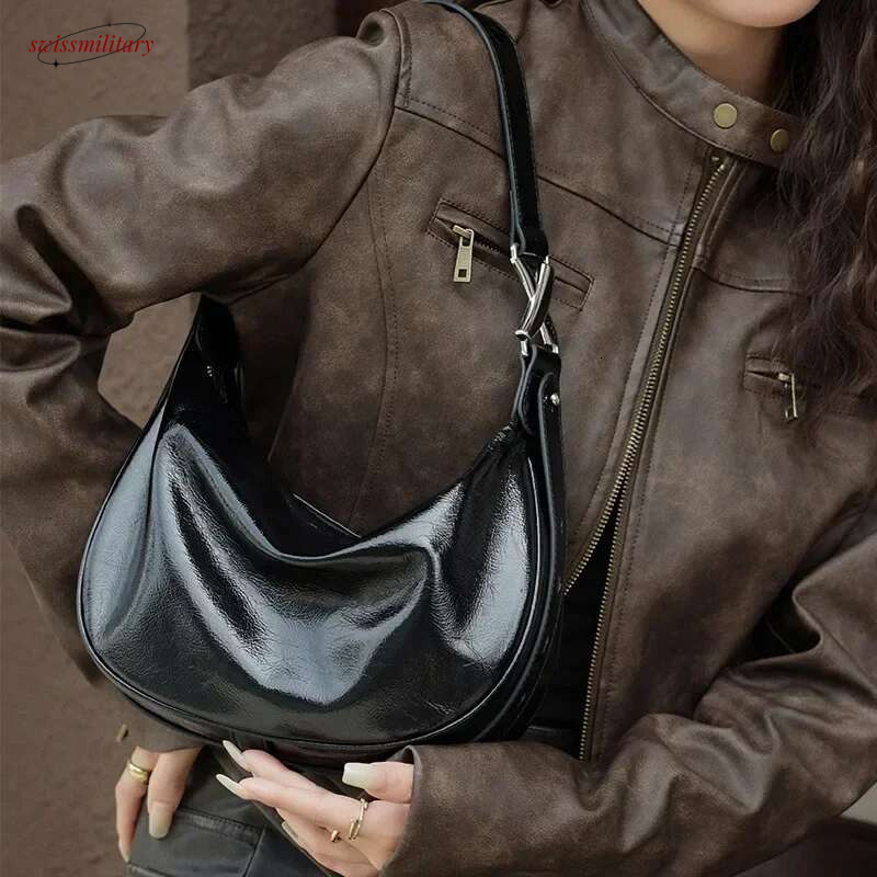 Genuine Leather Women's Shoulder New High Quality Underarm Bag Fashionable Urban Ladies' Versatile Commuting Handbag swissmilitary