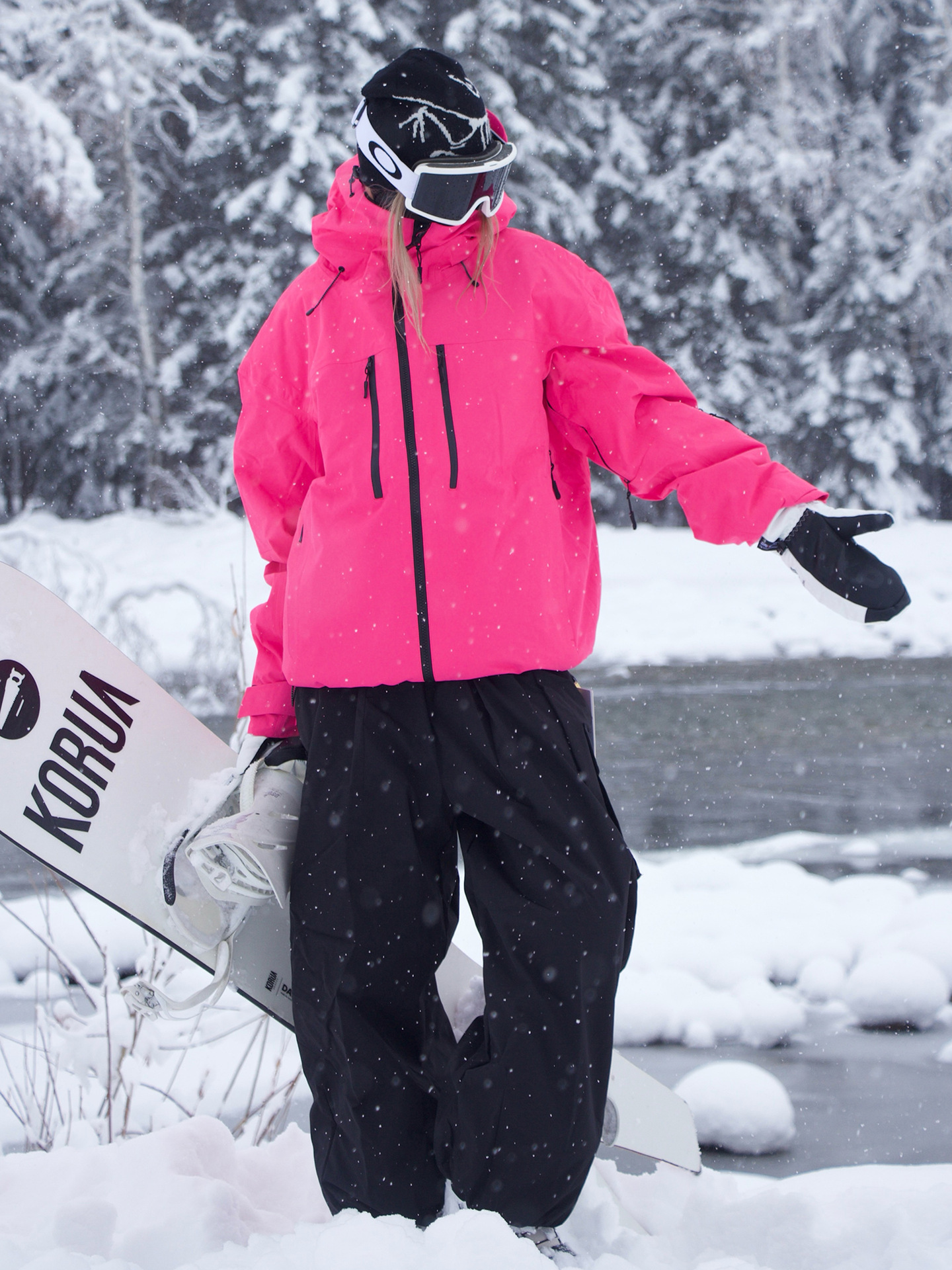 Women's Jackets Unisex Fluorescent Green Ski Jacket For Men Women Windproof Overalls Hoodie Waterproof Outdoor Snowboard Sports Clothing