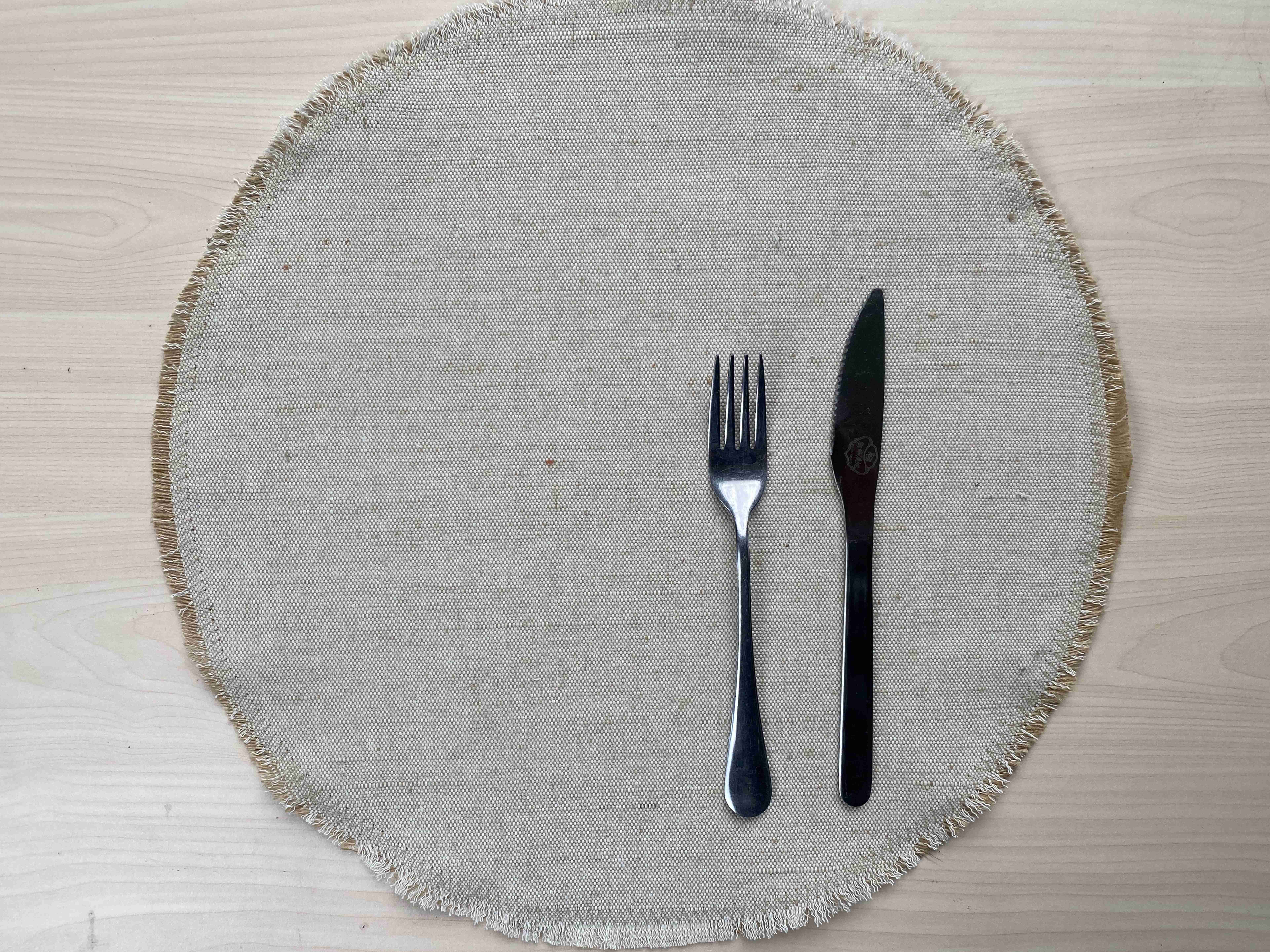 Handcrafted Heavyweight Cotton Table Protector for Kitchens - Sustainable Craftsmanship