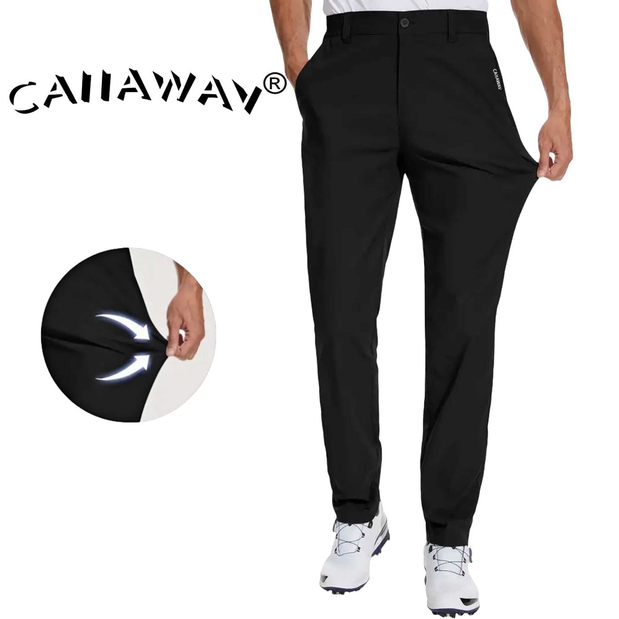 Golf summer sports pants mens breathable high elasticity outdoor slim fit and slimming effect W250115