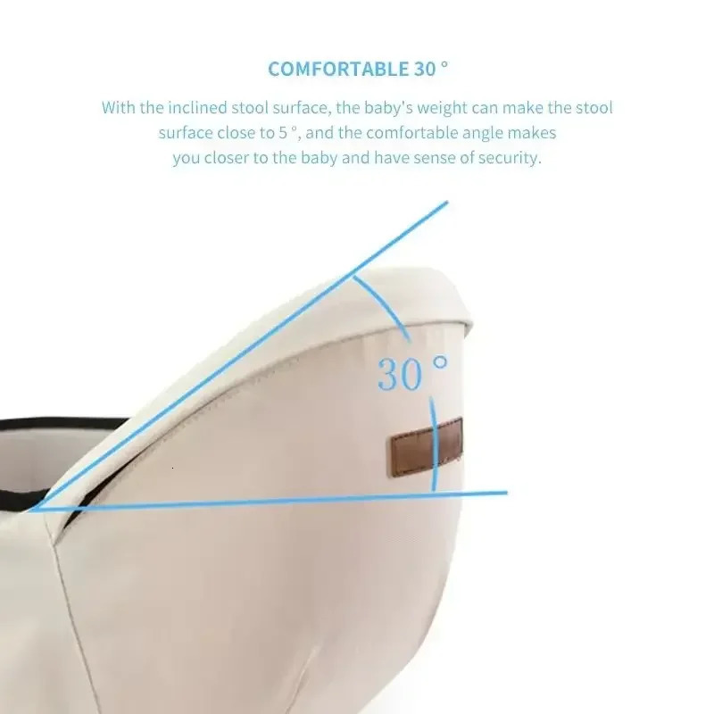 Ergonomic Child 3-36 Months Fanny Pack Adjustable Baby Waist Stool Breathable Baby Adjustable Baby Hip Seat 250113