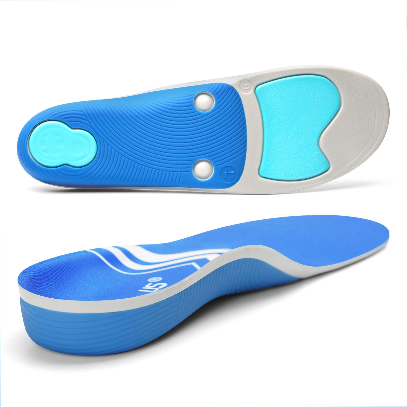 Plantar Fasciitis Relief Orthopedic Insole Flat Foot High Arch Support Men Women Work Ortic Insert Shoe Sport Sneaker Sole 250114
