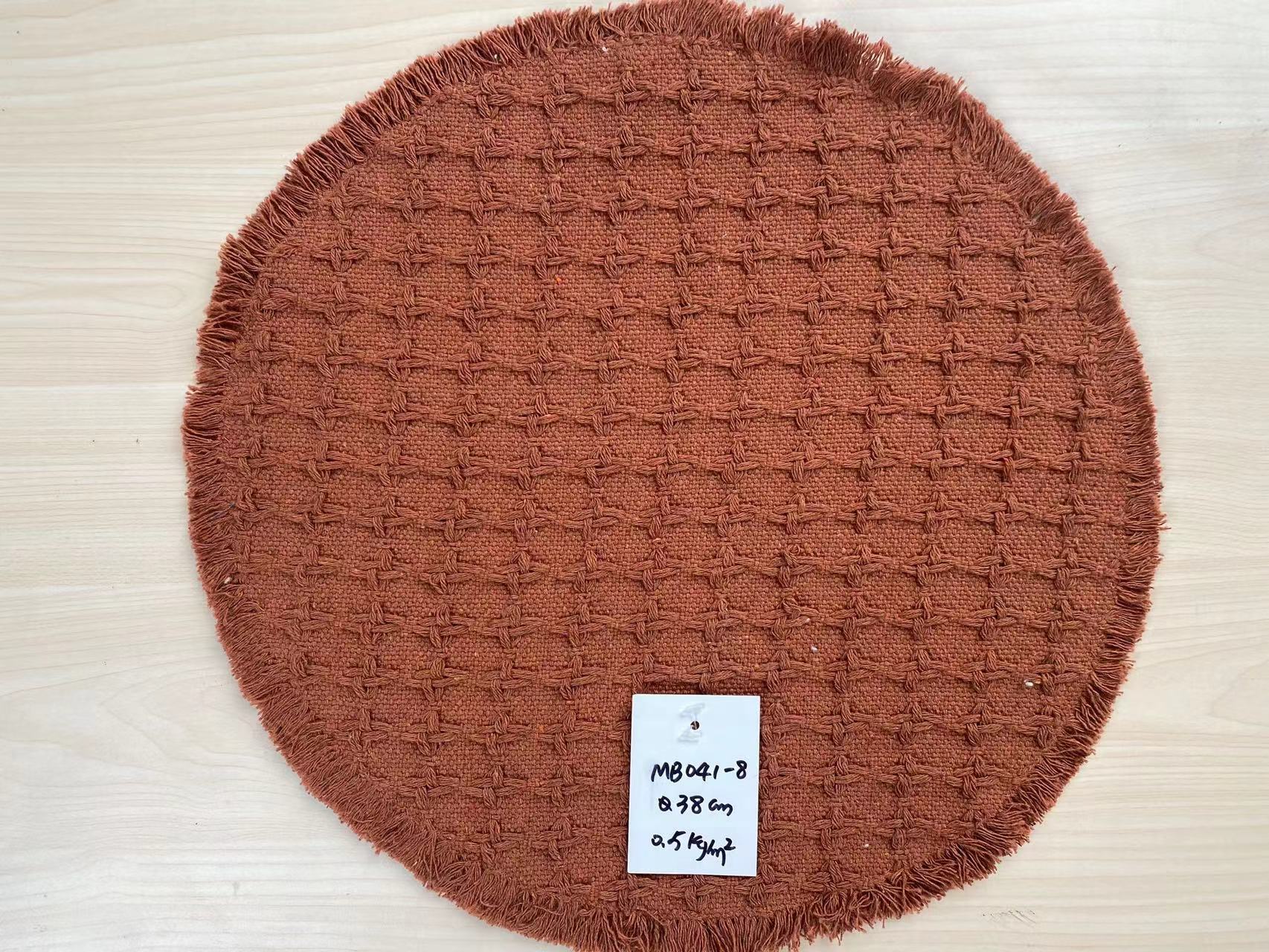 Sustainable Handwoven Cotton Kitchen Mat - Sturdy and Environmentally Friendly