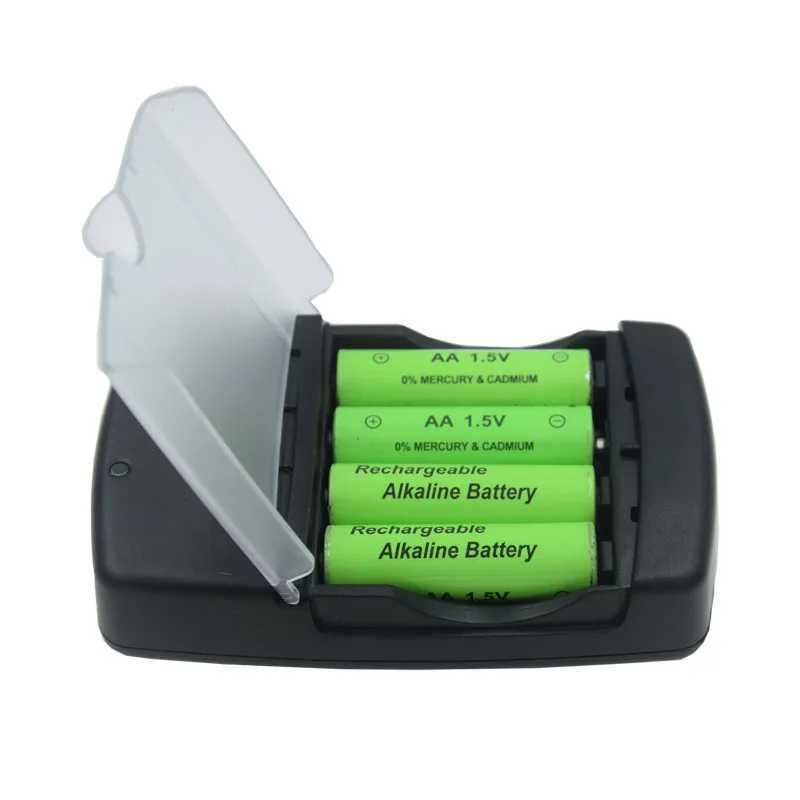 New Arrival USB LR03 AA LR6 AAA LR61 AAAA Alkaline 1.5V Rechargeable Battery Smart Charger with Intelligent LED Indicator For Toy Camera T250114
