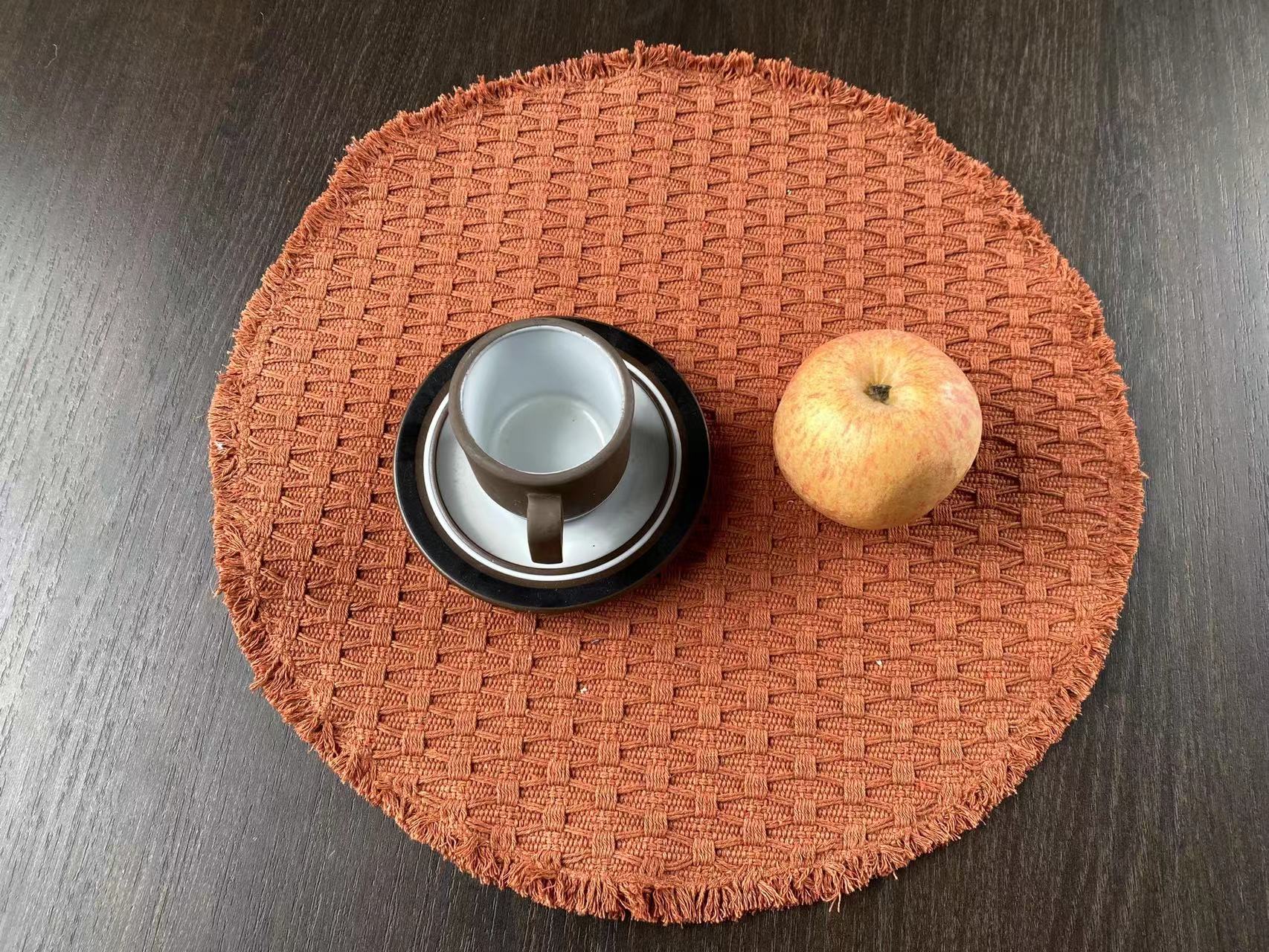 Handwoven Cotton Kitchen Table Runner - Sustainable & Durable Heavyweight Design