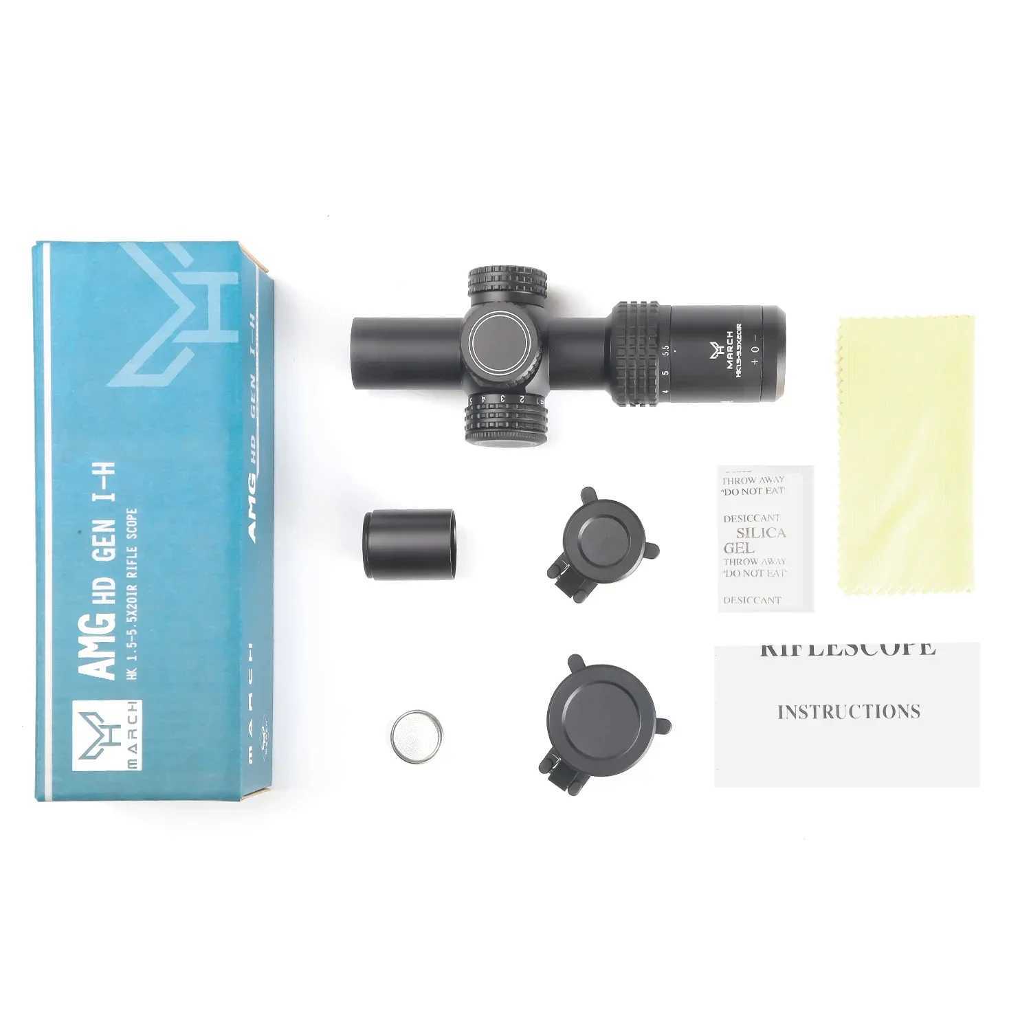 HK.5-5.5x20IR Tactical Rifle Scope Adjustable Airsoft Riflescope For Hunting Compact Shooting PCP Airgun Optics SightW241014