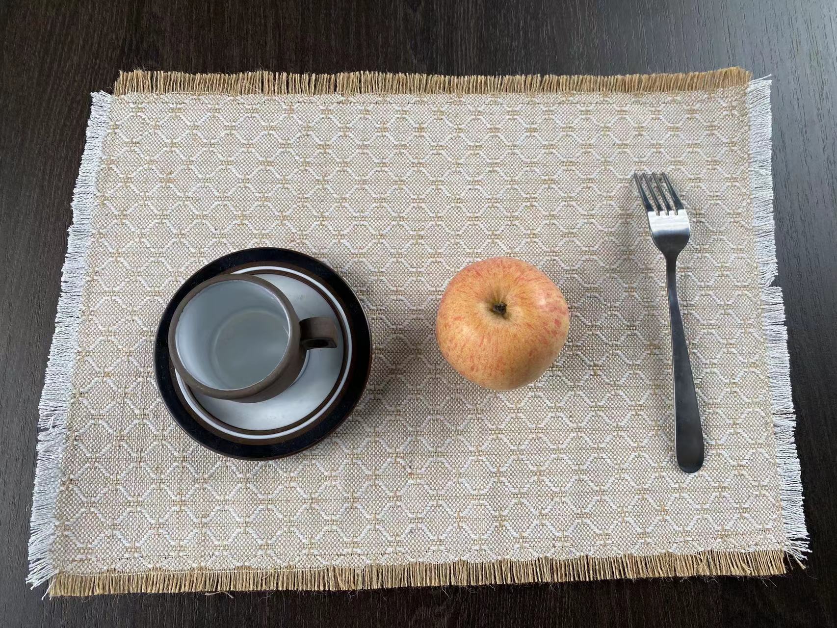 Sustainable Heavyweight Cotton Kitchen Table Runner with Sturdy Woven Construction