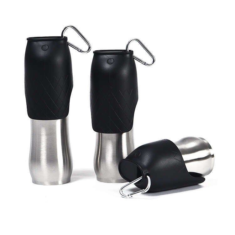 Outdoor Travel Artifact for Pets, Multifunctional Stainless - Steel Water Cup, Integrating a Portable Water Kettle and Drinker