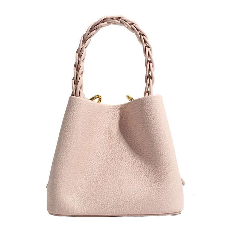 2024 Summer New Niche High-End Fashionable Woven Bucket Crossbody Handbag For Commuting Single Shoulder Diagonal Bag