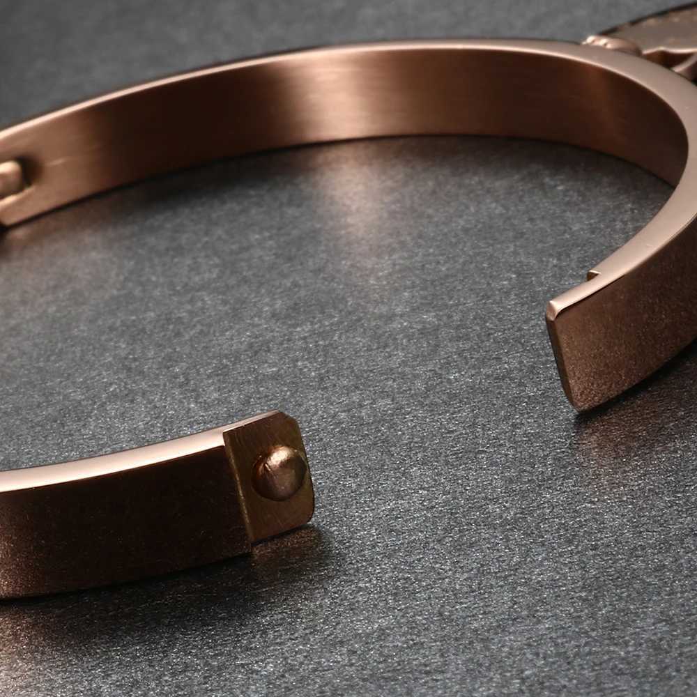 Bangle Trendy Stainless Steel Bangles Bridesmaid Gift Gold Color Cuff Forever Love Heart Bracelets Female 2022 H250115