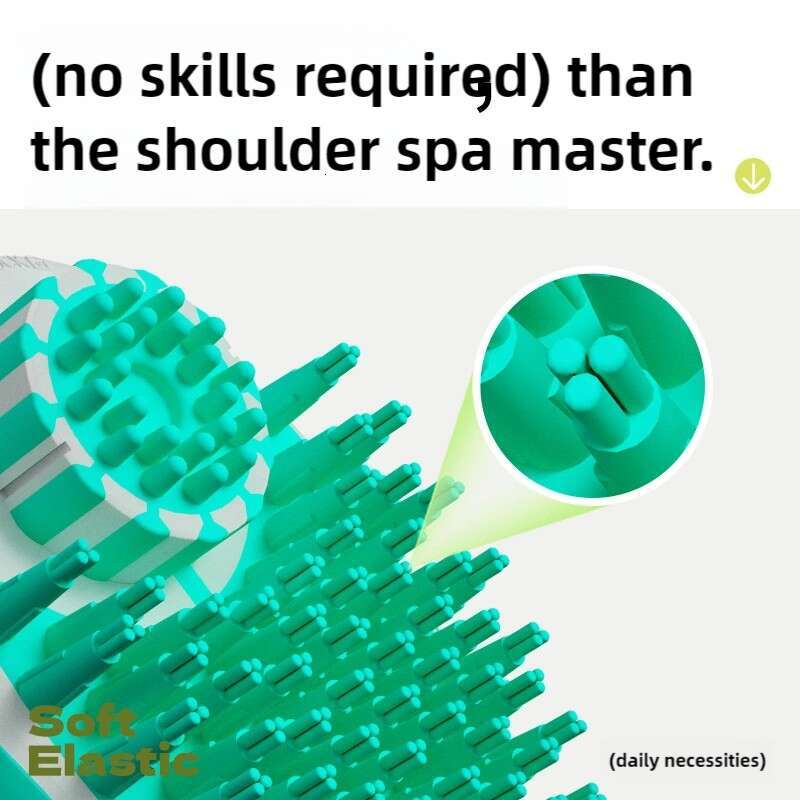 .Pet bath brush, a two - in - one combination of a bath brush and a massage comb, with an innovative design for storing bath liquid, making bathing ex