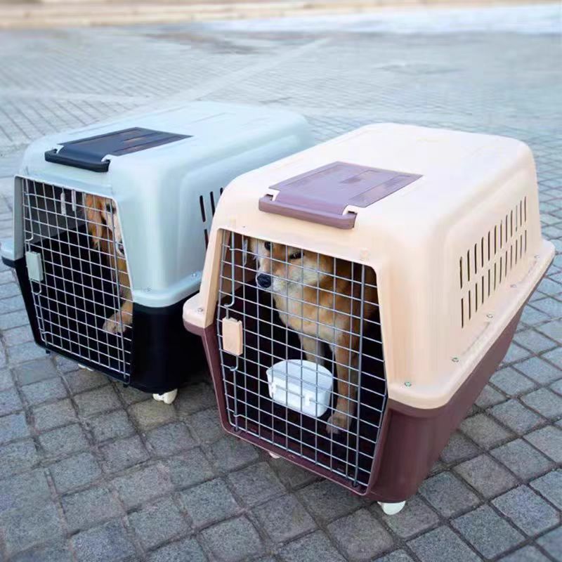 Cat Dog Carrier with WheelsExpandable Rolling Pet Carrier on Wheels Telescopic Handle and Shoulder Strap Travel Carriers for 18lbs Small Dogs Cats