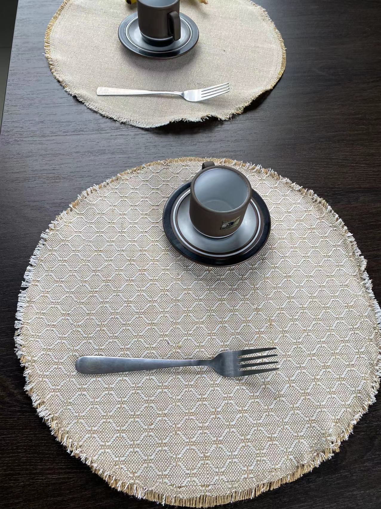 Sustainable Heavyweight Cotton Kitchen Table Runner with Sturdy Woven Construction