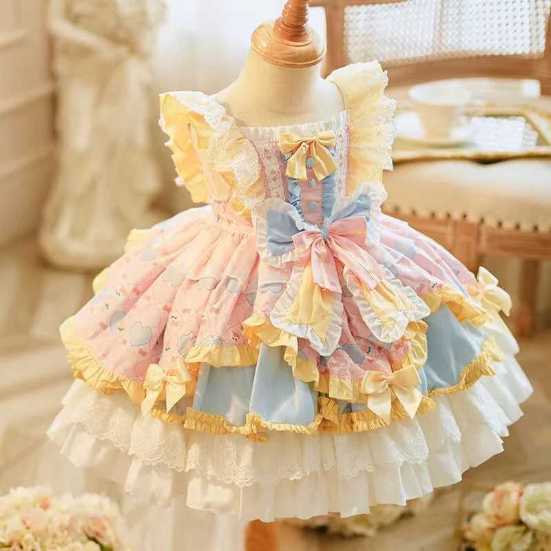 New Arrival Children Clothing Girl Lolita Princess Dress Birthday Party Dress Baby Performance Children Fluffy Dress Fashionable T250415
