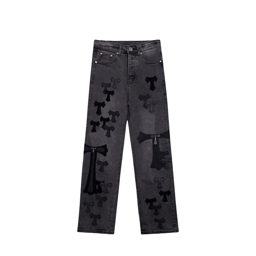 Designer Jeans Men Jeans Pants High-End Quality Straight Leg Design Retro Streetwear Casual Motorcycle Sports Pants