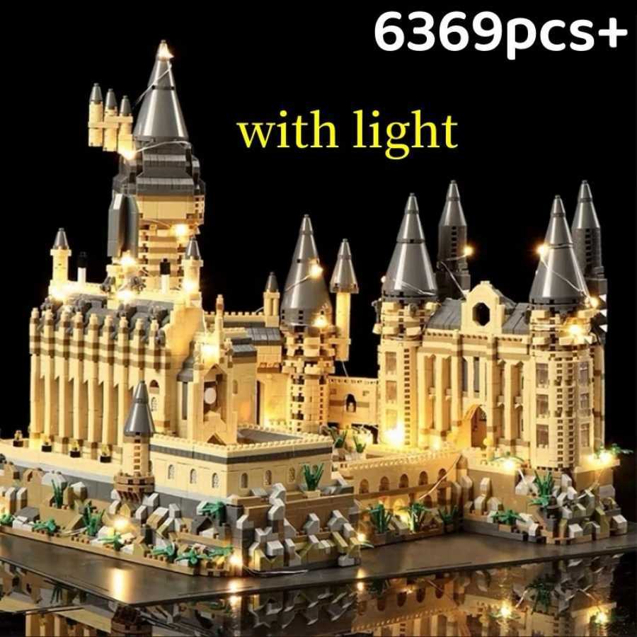 Magic Movie Castle School Witchcraft and Wizardry Architectural Scenery Building Blocks Set Bricks Model Assembly Toy Kid Gift W250115
