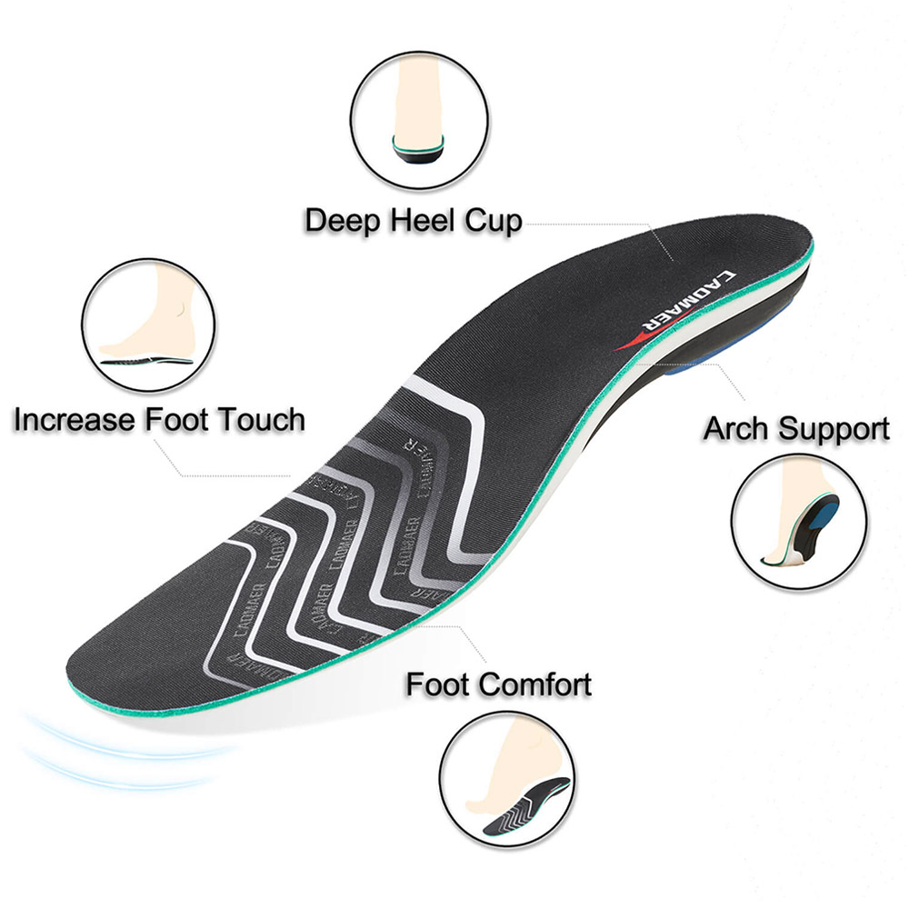 EVA Height Increase Insoles Heel Cushion for Feet Soles Relieve Foot Pain Protectors Spur Support Shoes Pad Feet Care Inserts Massager